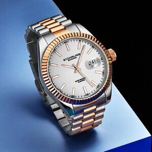 Stuhrling Original NWT Lineage 3935 Quartz 42mm Classic NIB